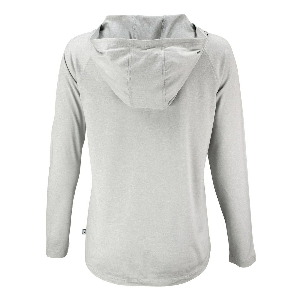 Atlanta Falcons  Cutter & Buck Women's Coastline Epic Comfort Eco Recycled Long Sleeve Hoodie T-Shirt