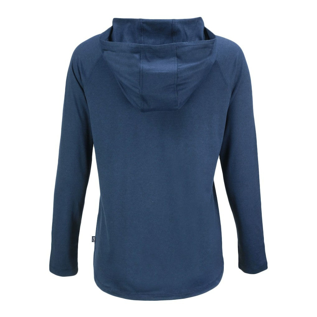 Chicago Bears  Cutter & Buck Women's Coastline Epic Comfort Eco Recycled Long Sleeve Hoodie T-Shirt