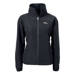 Baltimore Ravens  Cutter & Buck Women's Charter Eco Recycled Full-Zip Hoodie Jacket