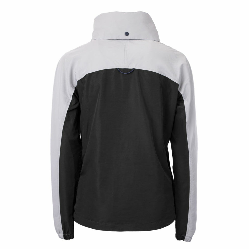 Green Bay Packers  Cutter & Buck Women's Charter Eco Recycled Half-Zip Hoodie Anorak Jacket