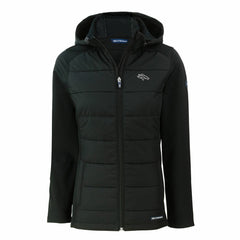 Denver Broncos  Cutter & Buck Women's Evoke Hybrid Eco Softshell Recycled Full-Zip Hoodie Jacket