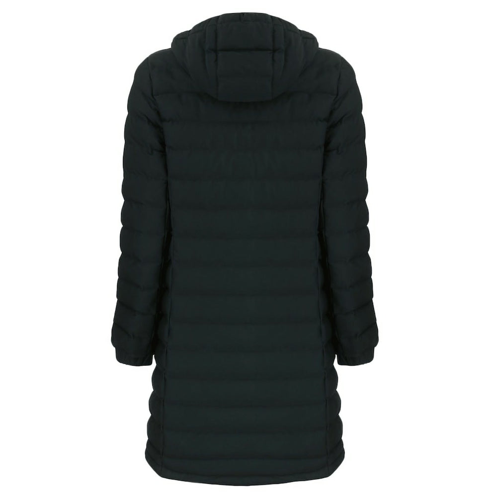 Atlanta Falcons  Cutter & Buck Women's Mission Ridge Repreve Eco Insulated Full-Zip Hoodie Long Puffer Jacket