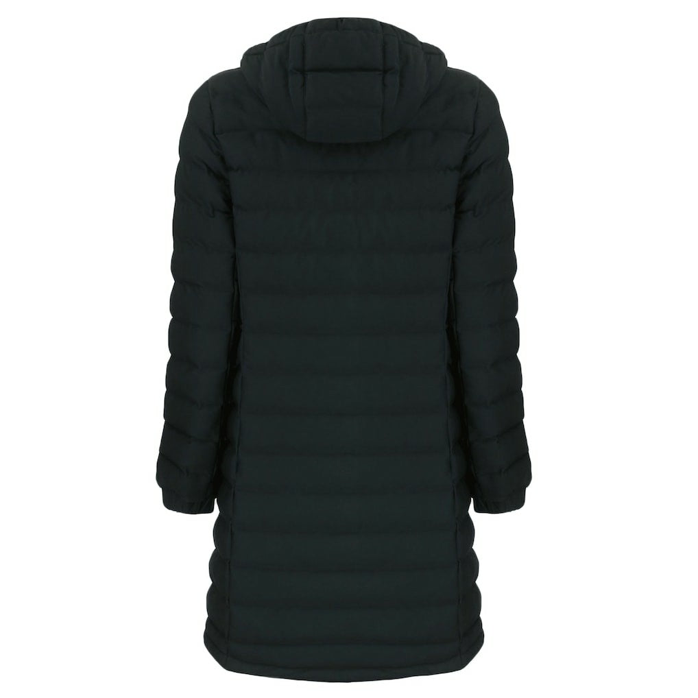 Cincinnati Bengals  Cutter & Buck Women's Mission Ridge Repreve Eco Insulated Full-Zip Hoodie Long Puffer Jacket