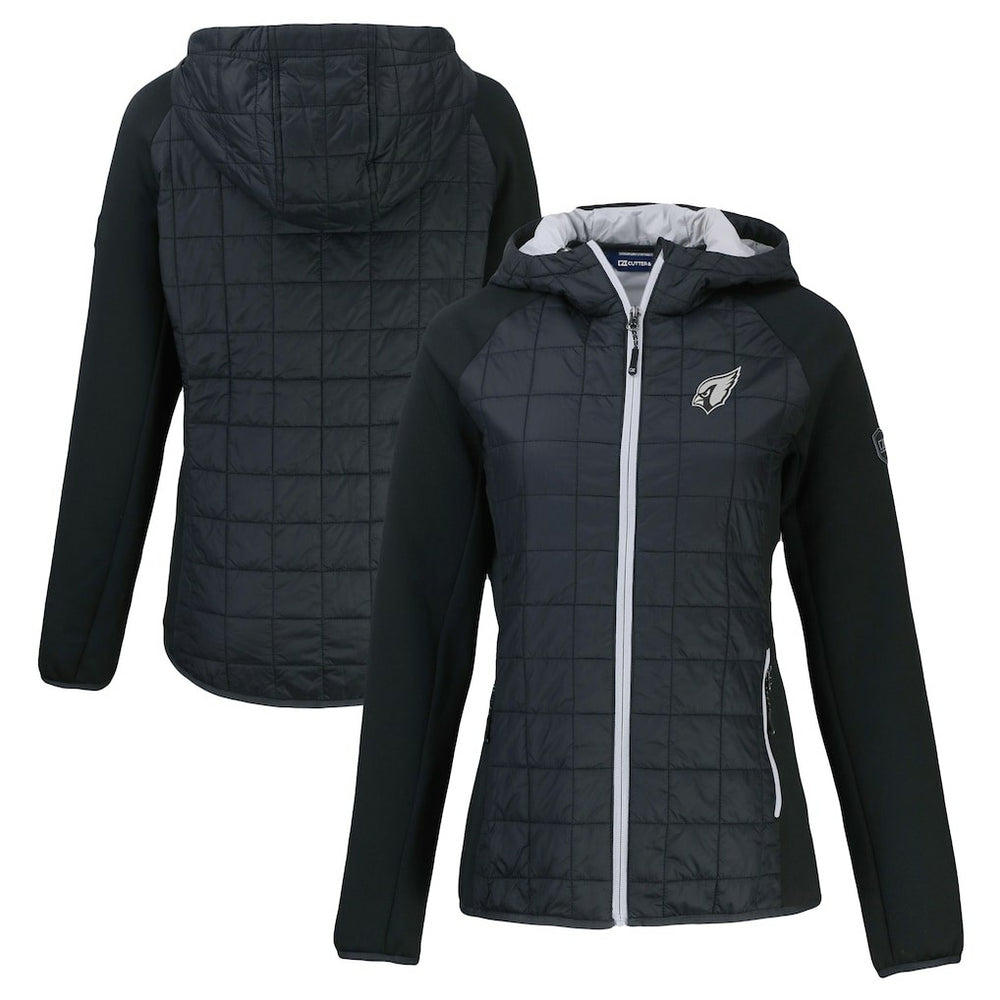Arizona Cardinals  Cutter & Buck Women's Rainier PrimaLoft Eco Hybrid Full-Zip Hoodie Jacket