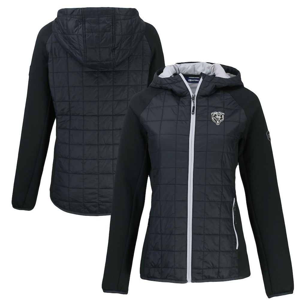 Chicago Bears  Cutter & Buck Women's Rainier PrimaLoft Eco Hybrid Full-Zip Hoodie Jacket