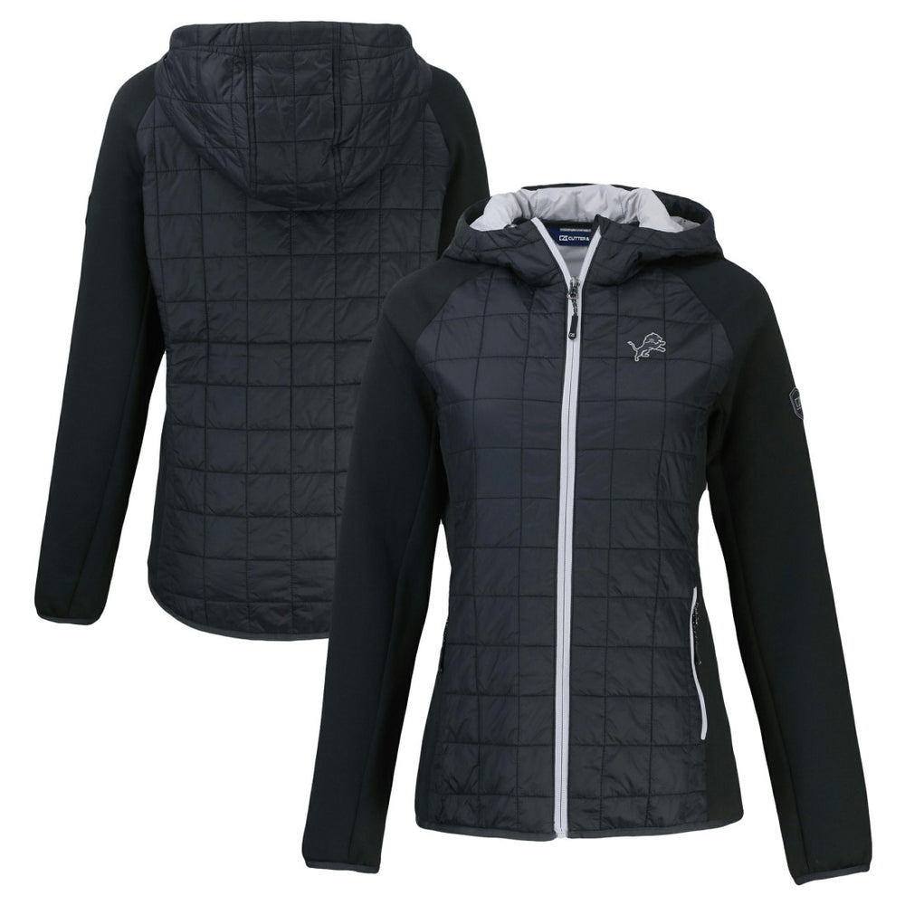 Detroit Lions  Cutter & Buck Women's Rainier PrimaLoft Eco Hybrid Full-Zip Hoodie Jacket