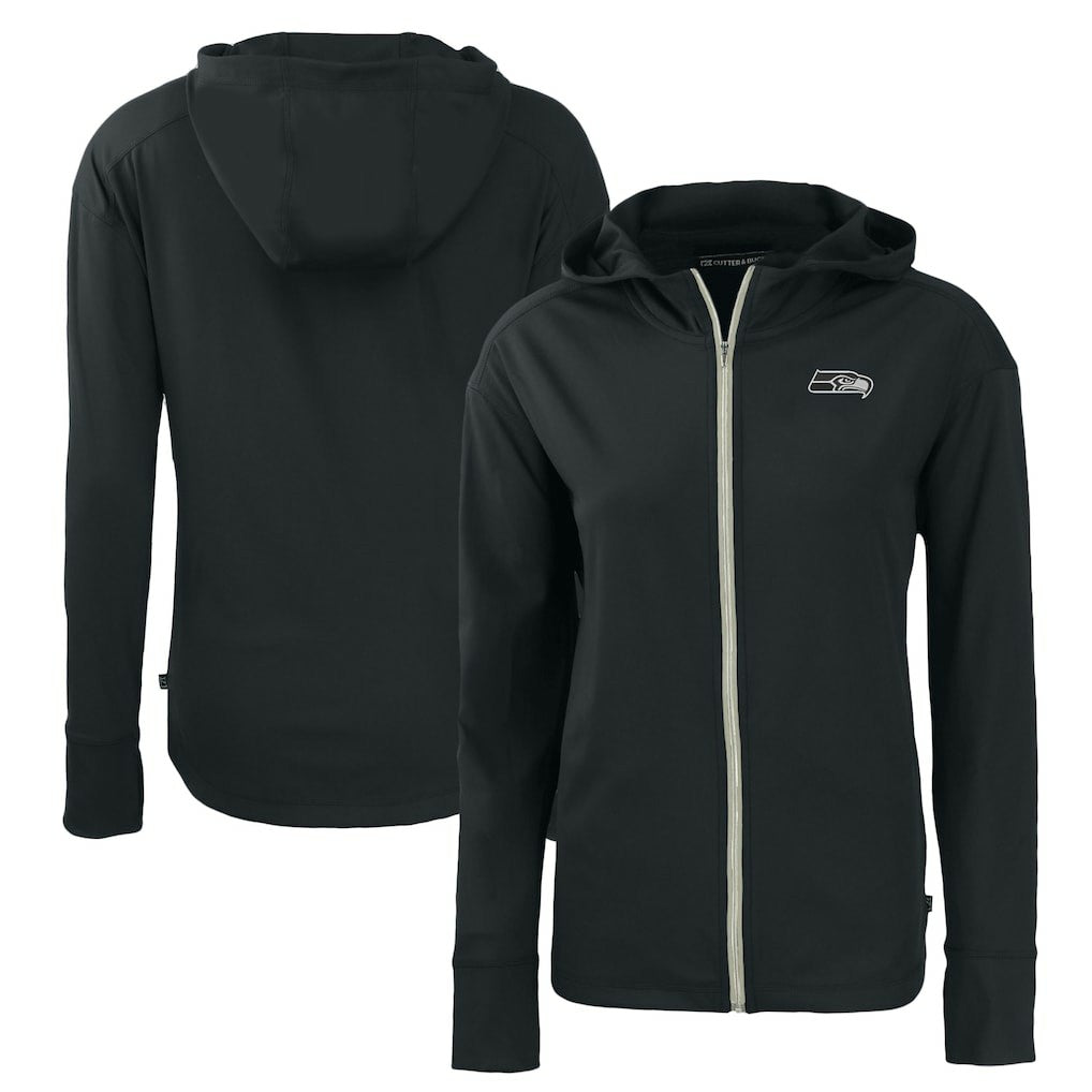 Seattle Seahawks  Cutter & Buck Women's Daybreak Eco Recycled Full-Zip Hoodie