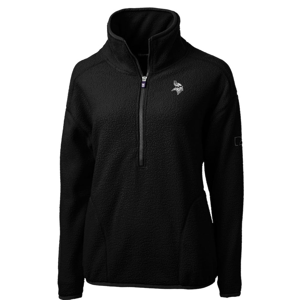 Minnesota Vikings  Cutter & Buck Women's Cascade Eco Sherpa Fleece Half-Zip Jacket