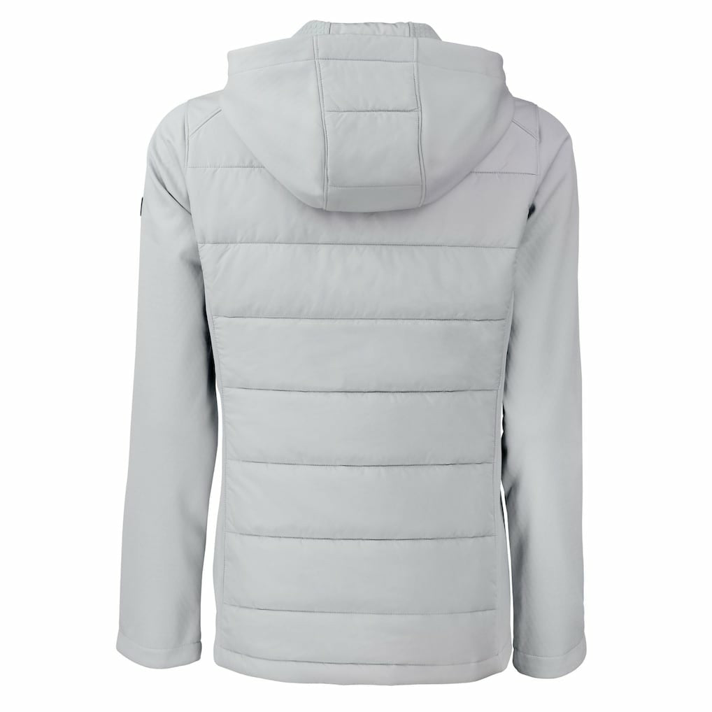 Philadelphia Eagles  Cutter & Buck Women's Evoke Hybrid Eco Softshell Recycled Full-Zip Hoodie Jacket