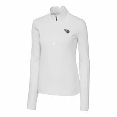 Tennessee Titans  Cutter & Buck Women's Traverse Stretch DryTec Quarter-Zip Top