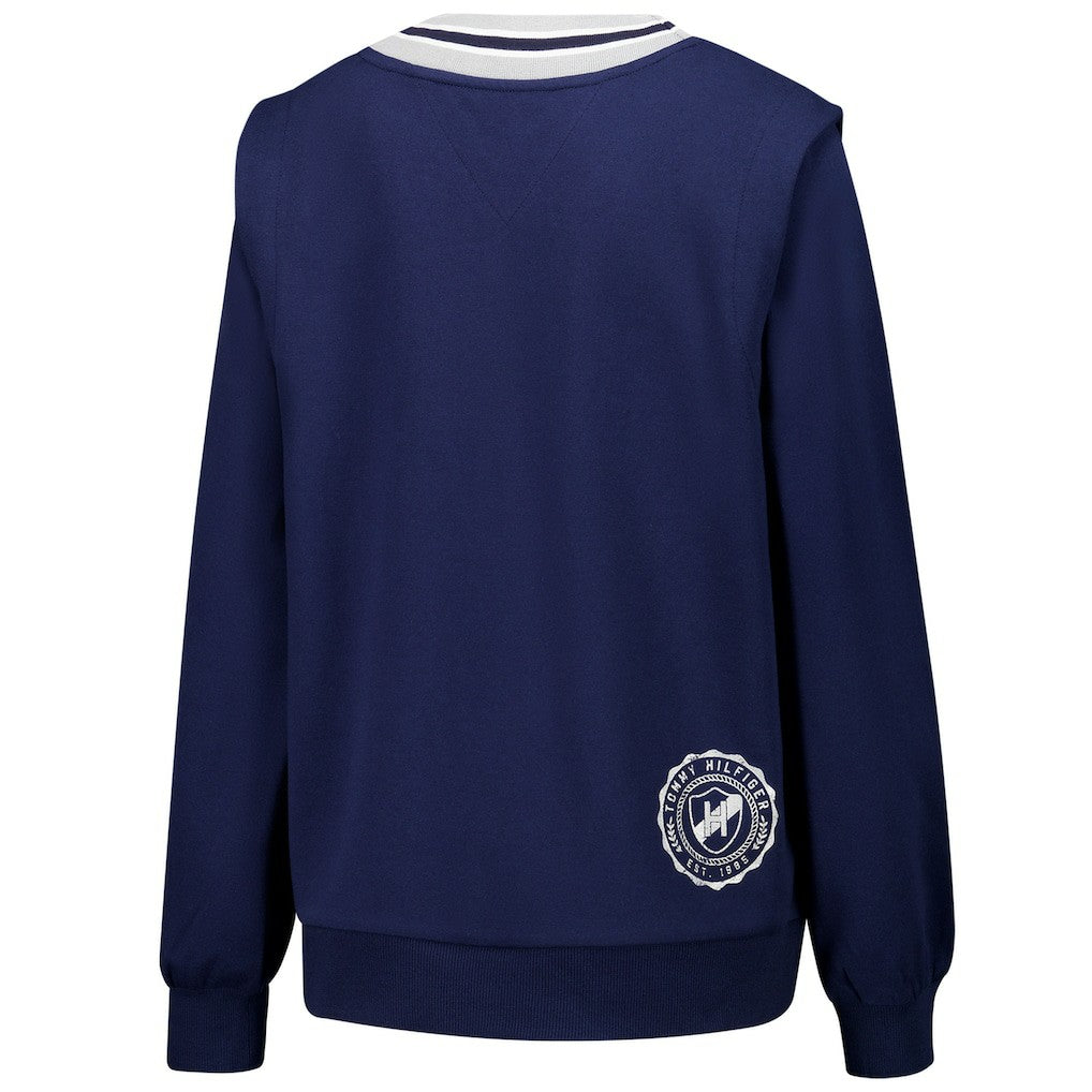 Dallas Cowboys  Tommy Hilfiger Women's Alice V-Neck Pullover Sweatshirt