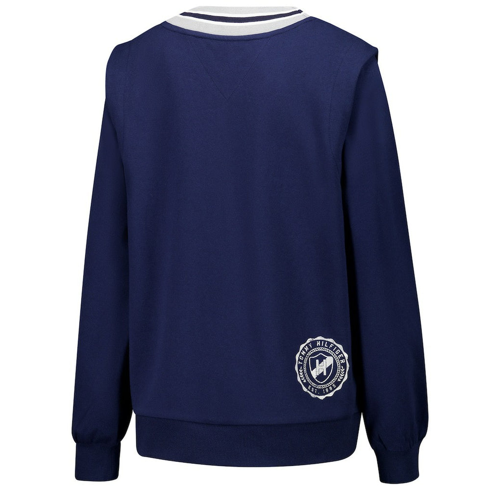 Dallas Cowboys  Tommy Hilfiger Women's Alice V-Neck Pullover Sweatshirt