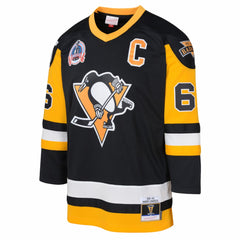 Mario Lemieux Pittsburgh Penguins Mitchell & Ness Youth 1991/92 Captain Patch Power Play Player Jersey On Sale