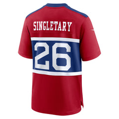 New York Giants Nike Devin Singletary  Youth Game Jersey