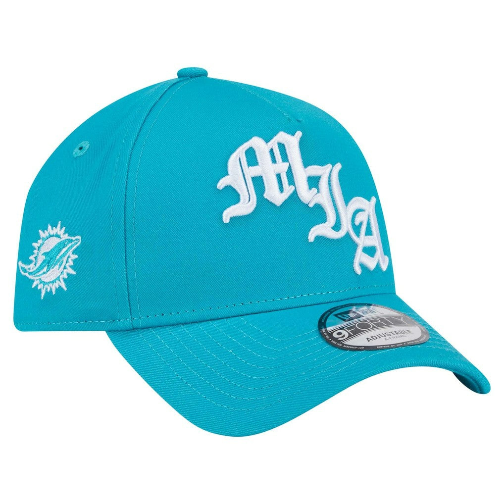 Miami Dolphins New Era Mystic 9FORTY A-Frame Adjustable Hat