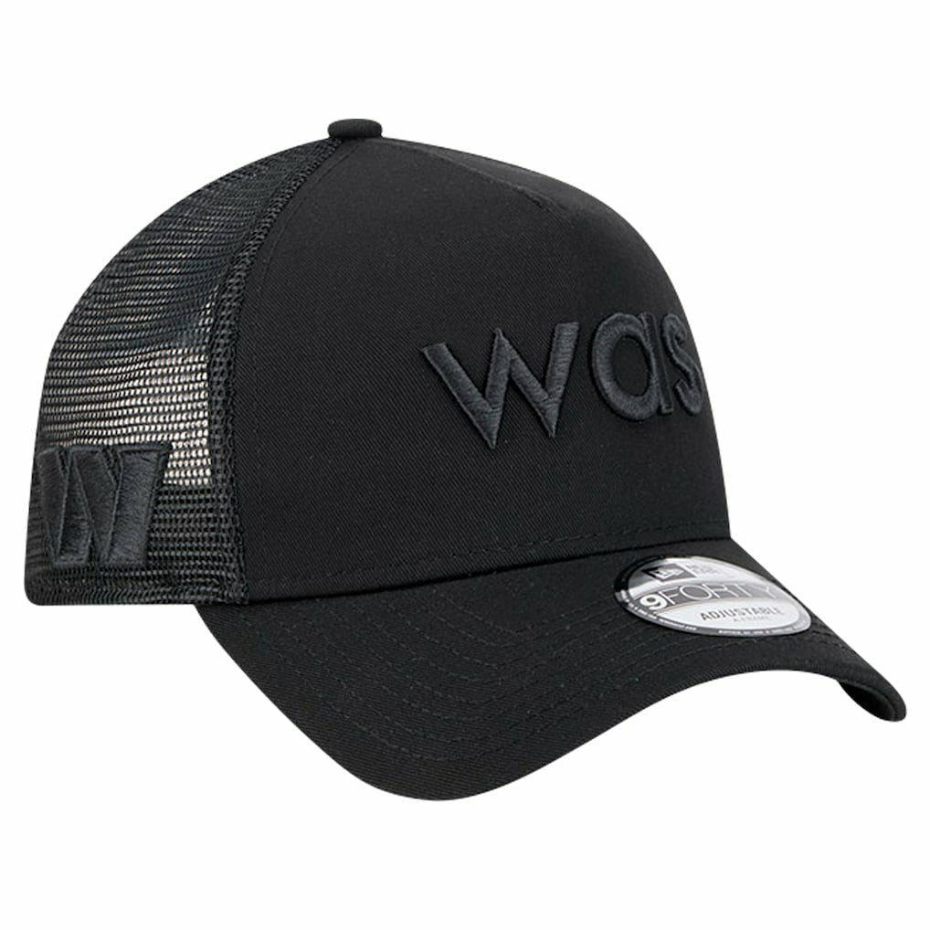 Washington Commanders New Era Domain 9FORTY A-Frame Trucker Adjustable Hat