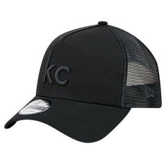 Kansas City Chiefs New Era Domain 9FORTY A-Frame Trucker Adjustable Hat