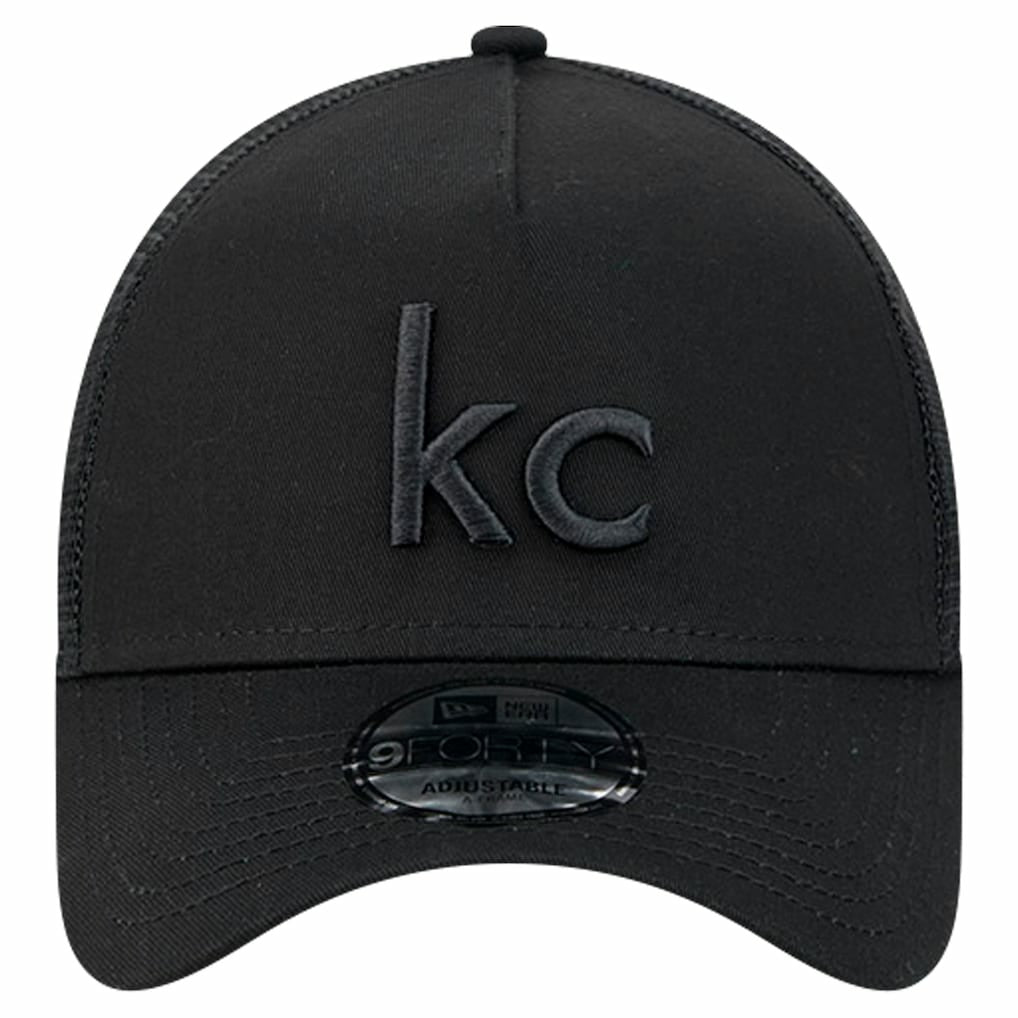 Kansas City Chiefs New Era Domain 9FORTY A-Frame Trucker Adjustable Hat