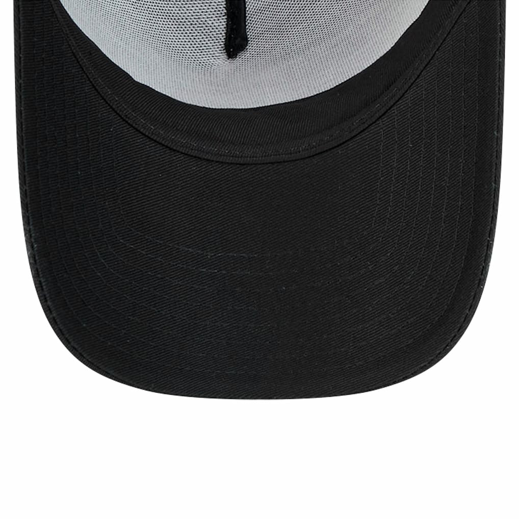 Las Vegas Raiders New Era Domain 9FORTY A-Frame Trucker Adjustable Hat