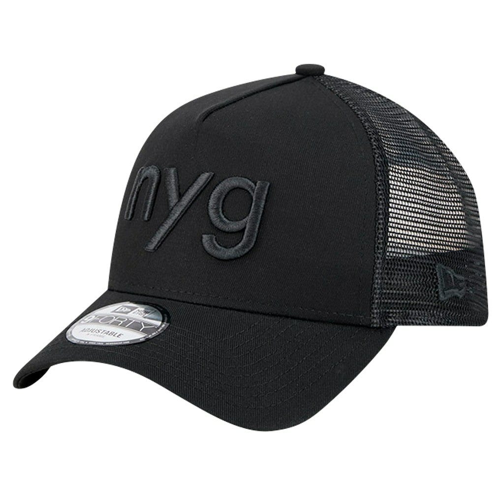 New York Giants New Era Domain 9FORTY A-Frame Trucker Adjustable Hat