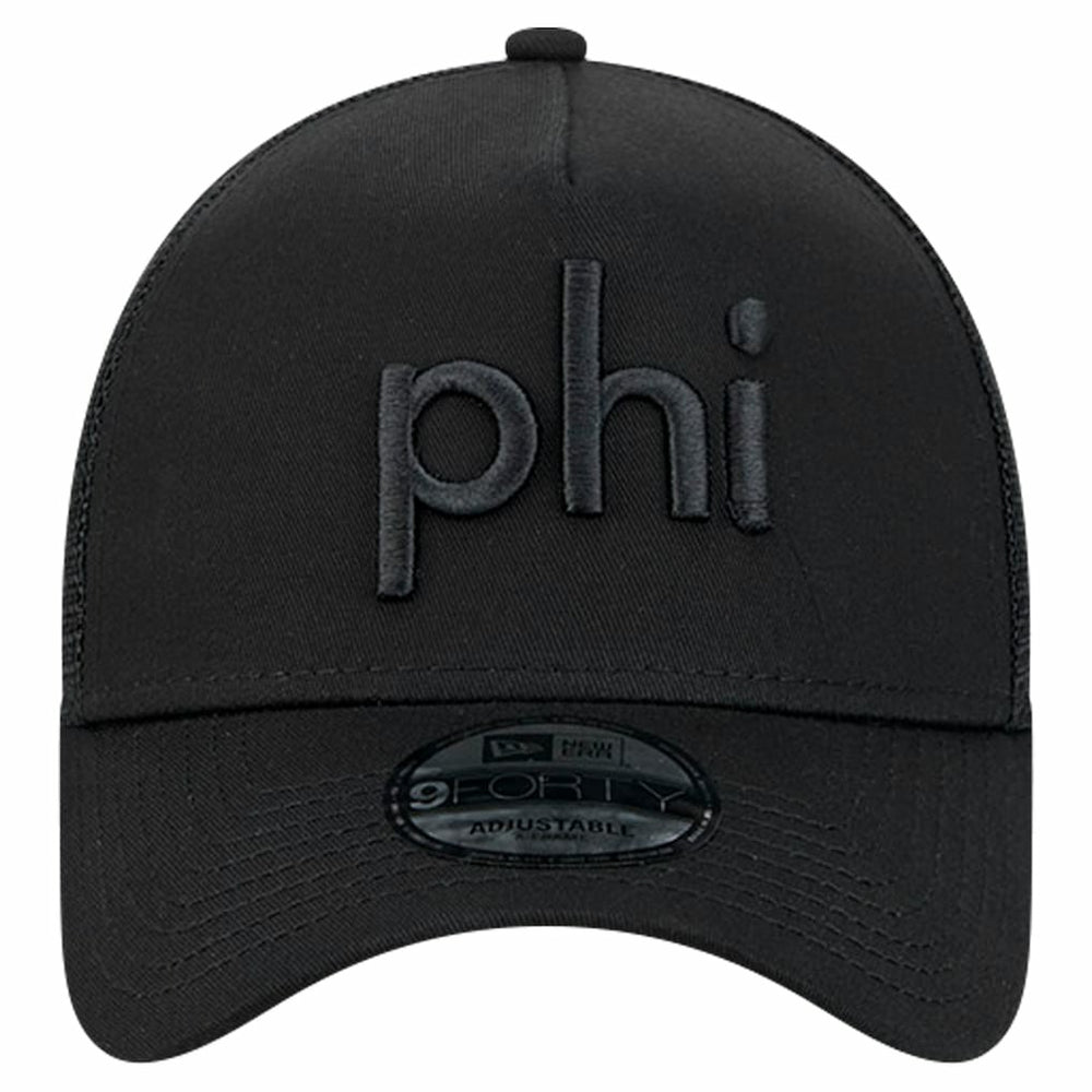 Philadelphia Eagles New Era Domain 9FORTY A-Frame Trucker Adjustable Hat