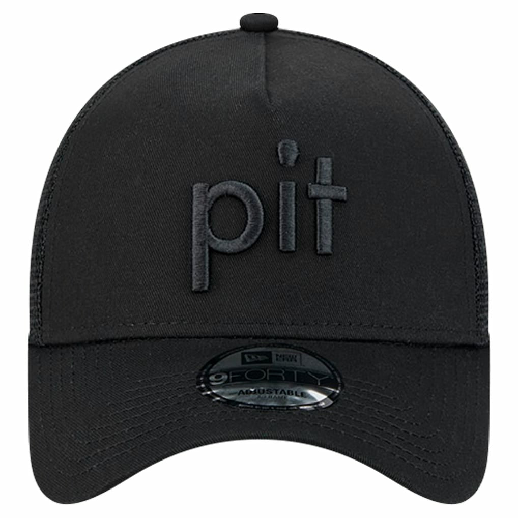 Pittsburgh Steelers New Era Domain 9FORTY A-Frame Trucker Adjustable Hat