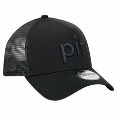 Pittsburgh Steelers New Era Domain 9FORTY A-Frame Trucker Adjustable Hat