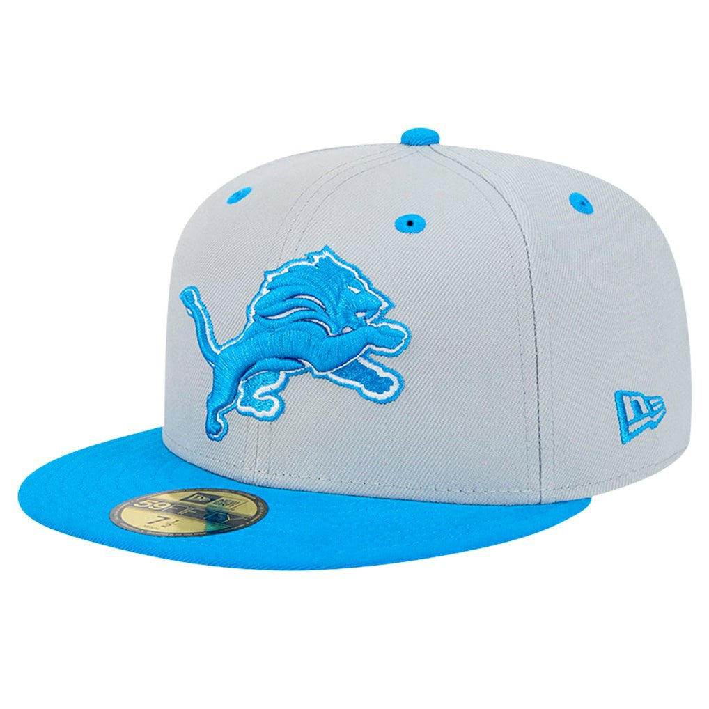 Detroit Lions New Era Flipside Two-Tone 59FIFTY Fitted Hat