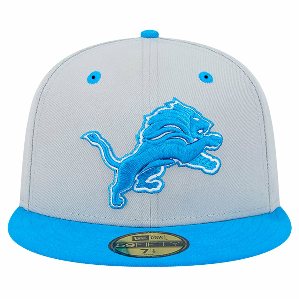 Detroit Lions New Era Flipside Two-Tone 59FIFTY Fitted Hat