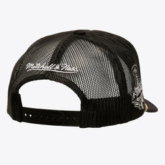 Los Angeles Kings Mitchell & Ness SOUL Collection Golden Stanley Cup Champions Trucker Adjustable Hat For Sale