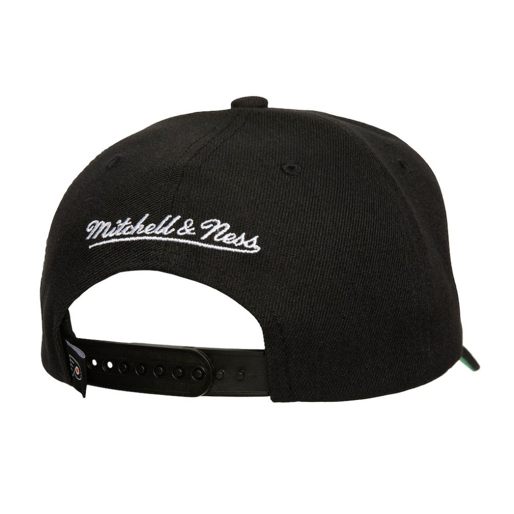 Philadelphia Flyers Mitchell & Ness Soul Strike Neon Logo Pro Crown Adjustable Hat Sale