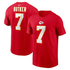 Kansas City Chiefs Nike Harrison Butker  Name & Number T-Shirt