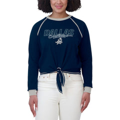Dallas Cowboys  WEAR by Erin Andrews Women's Tie-Front Long Sleeve T-Shirt