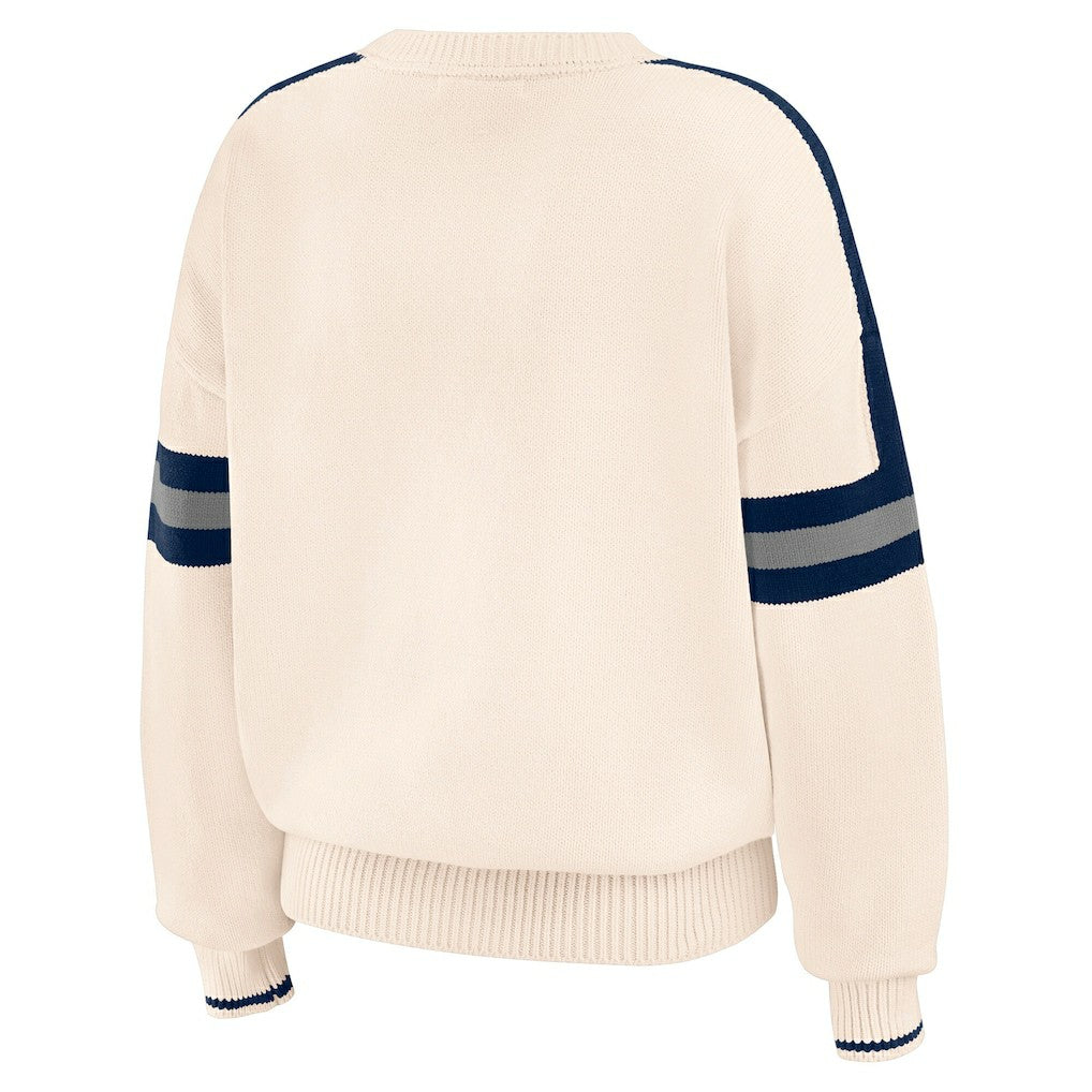 Dallas Cowboys  WEAR by Erin Andrews Women's Stripe Pullover Sweater