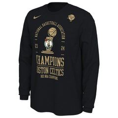 Boston Celtics 18-Time NBA Finals Champions Locker Room Long Sleeve T-Shirt Discount