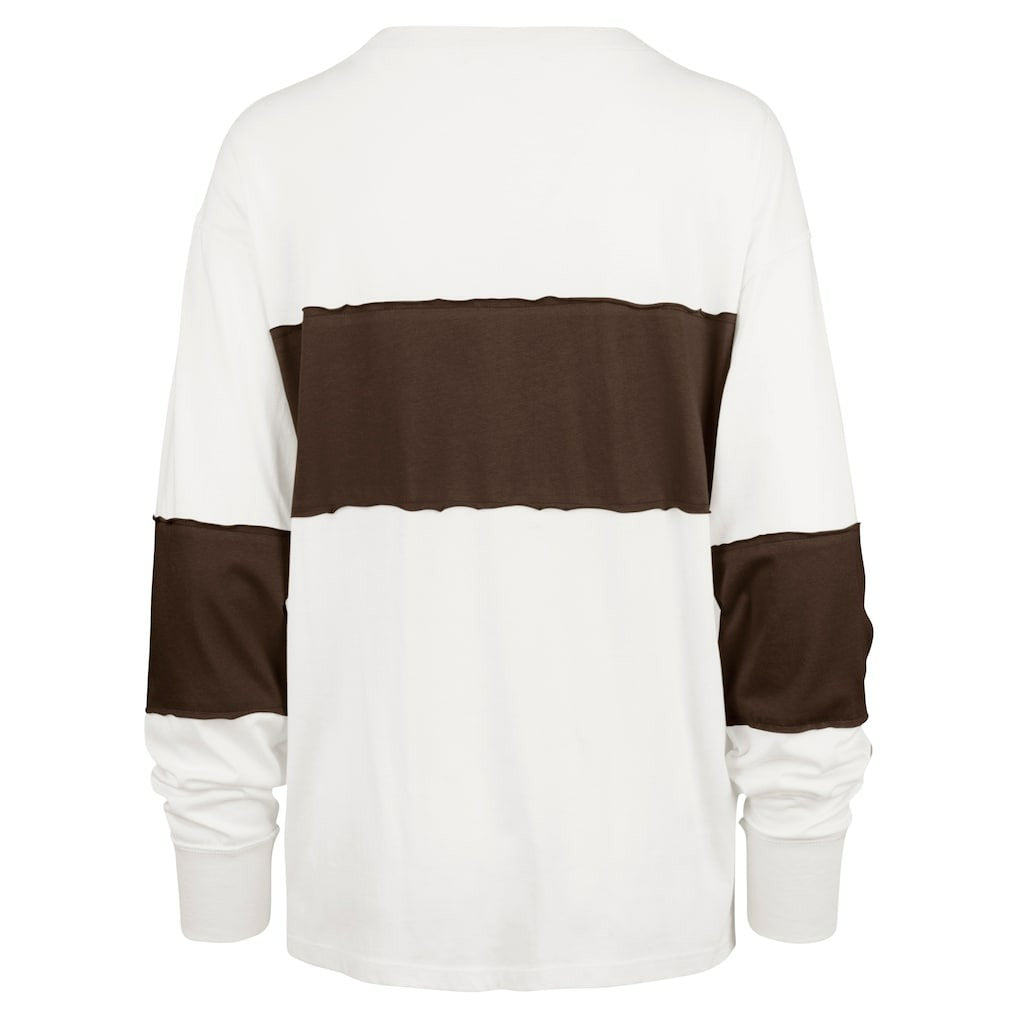 Cleveland Browns 47 brand '47 Women's Clubhouse Pride Taylor Long Sleeve T-Shirt