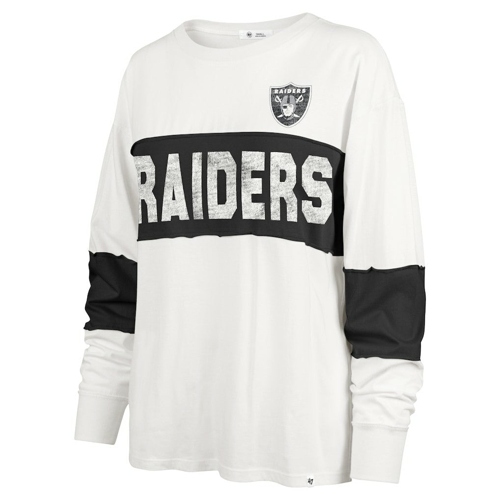 Las Vegas Raiders 47 brand '47 Women's Clubhouse Pride Taylor Long Sleeve T-Shirt