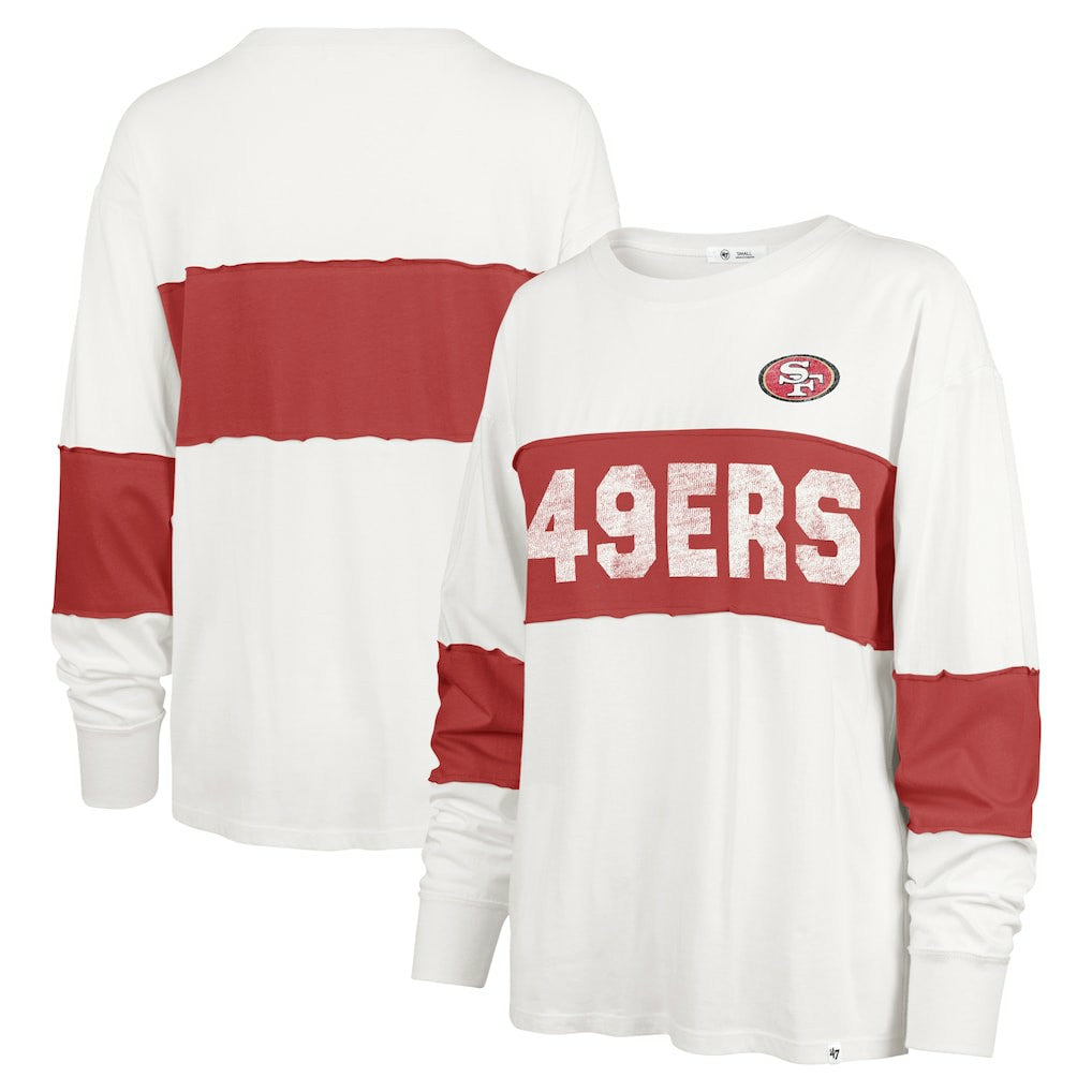 San Francisco 49ers 47 brand '47 Women's Clubhouse Pride Taylor Long Sleeve T-Shirt