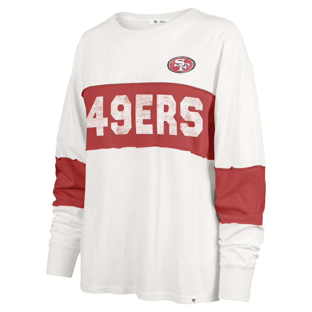 San Francisco 49ers 47 brand '47 Women's Clubhouse Pride Taylor Long Sleeve T-Shirt