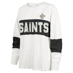 New Orleans Saints 47 brand '47 Women's Clubhouse Pride Taylor Long Sleeve T-Shirt