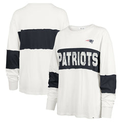 New England Patriots 47 brand '47 Women's Clubhouse Pride Taylor Long Sleeve T-Shirt