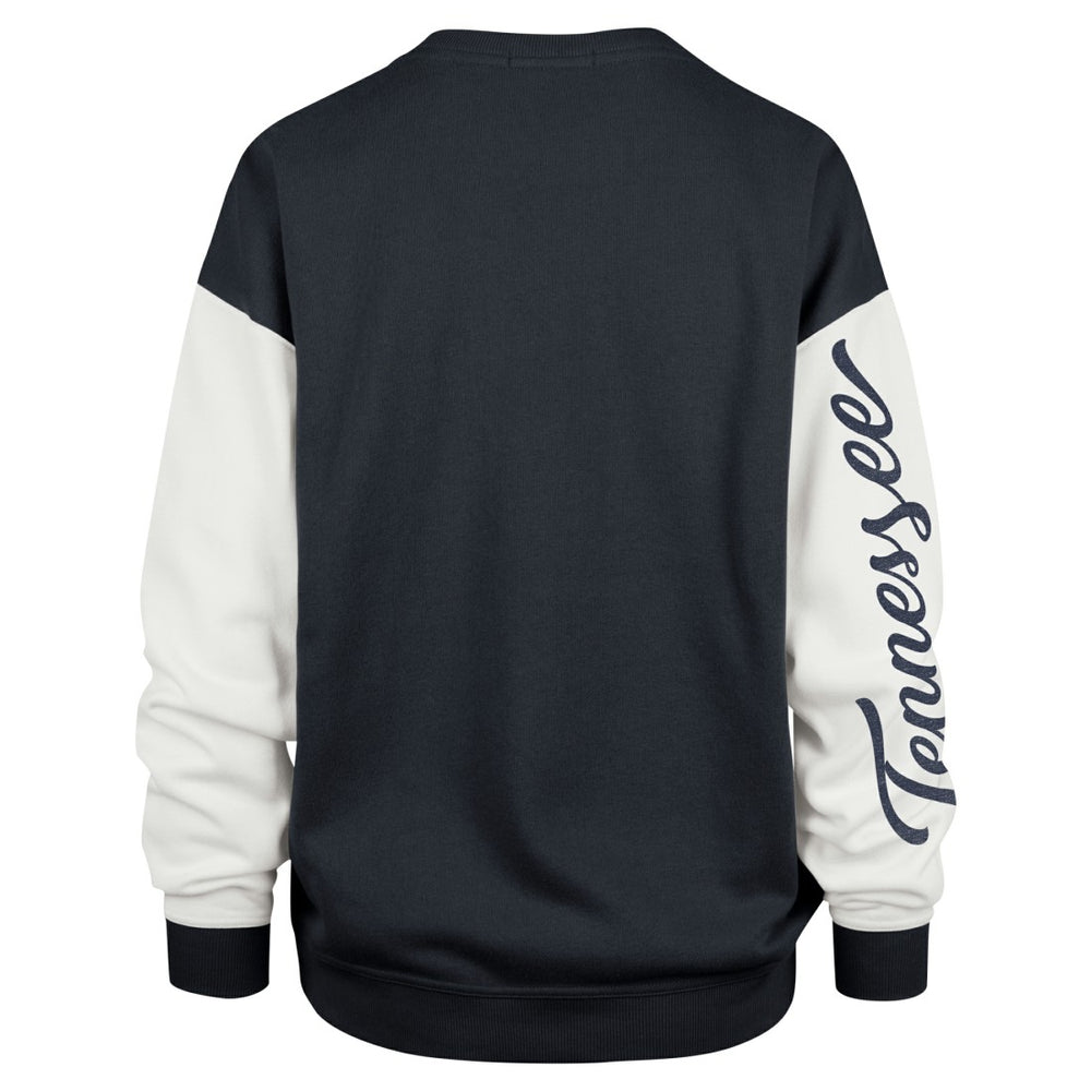 Tennessee Titans 47 brand '47 Women's Double Header Rise Andie Pullover Sweatshirt