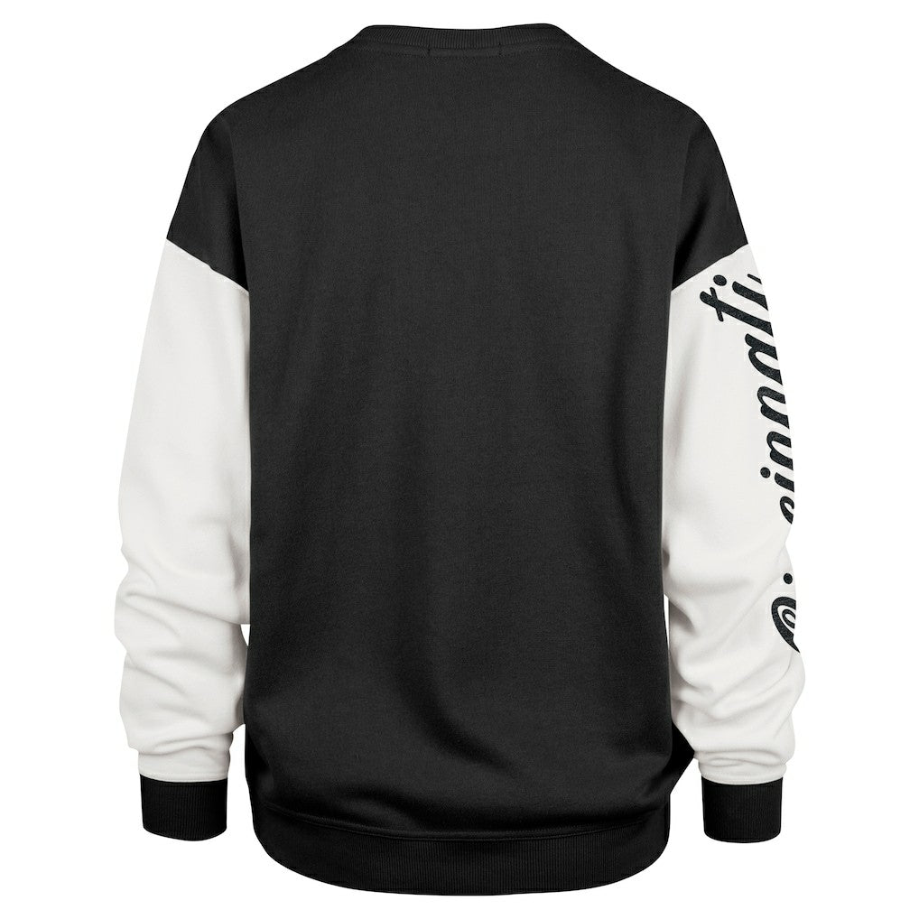 Cincinnati Bengals 47 brand '47 Women's Double Header Rise Andie Pullover Sweatshirt