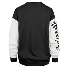 Jacksonville Jaguars 47 brand '47 Women's Double Header Rise Andie Pullover Sweatshirt