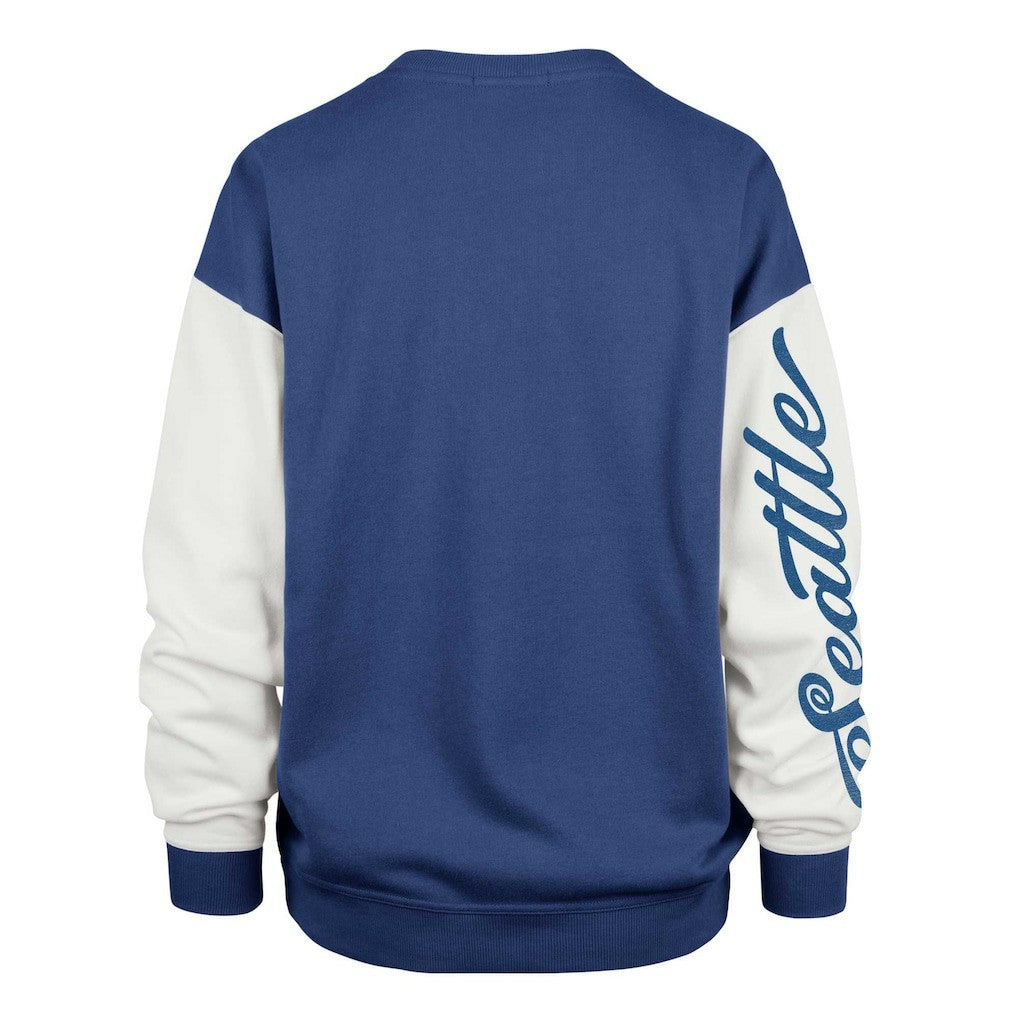 Seattle Seahawks 47 brand '47 Women's Double Header Rise Andie Pullover Sweatshirt