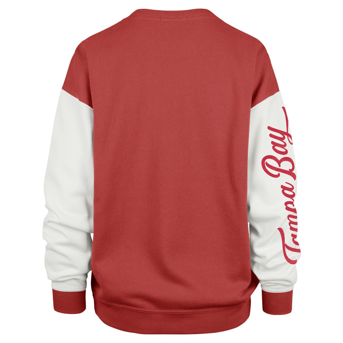 Tampa Bay Buccaneers 47 brand '47 Women's Double Header Rise Andie Pullover Sweatshirt