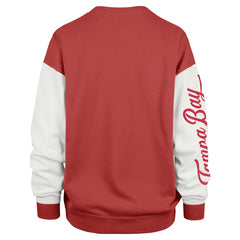 Tampa Bay Buccaneers 47 brand '47 Women's Double Header Rise Andie Pullover Sweatshirt
