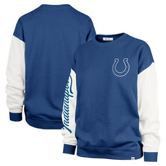Indianapolis Colts 47 brand '47 Women's Double Header Rise Andie Pullover Sweatshirt
