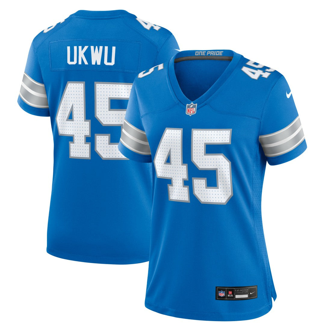 Detroit Lions Nike Isaac Ukwu  Women's Game Jersey