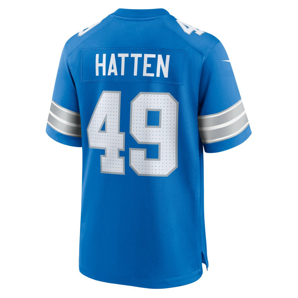 Detroit Lions Nike Hogan Hatten  Game Jersey